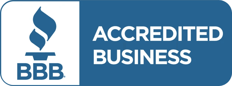 The Better Business Bureau Accredited Business badge.
